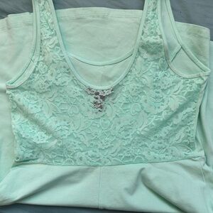Forever 21 Mint Summer Midi Dress NWOT Women’s Size Medium